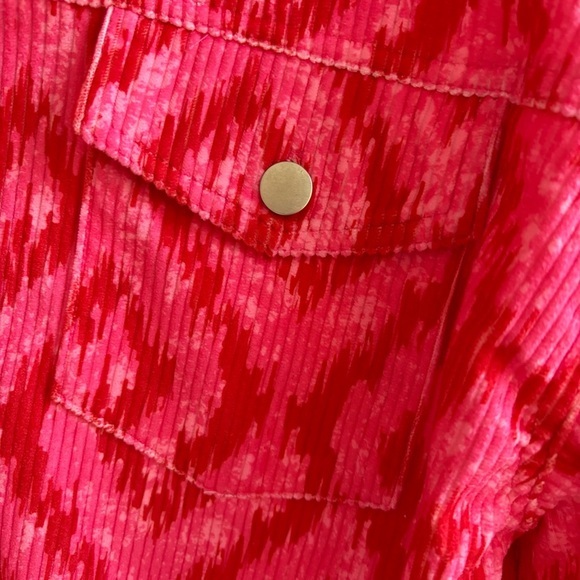 Savanna Jane NWT Aztec think pink red and pink spring jacket. Size Large - Picture 8 of 8